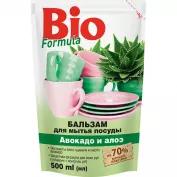 Бальзам для миття посуду Bio Formula 500 мл Авокадо і Алое фото